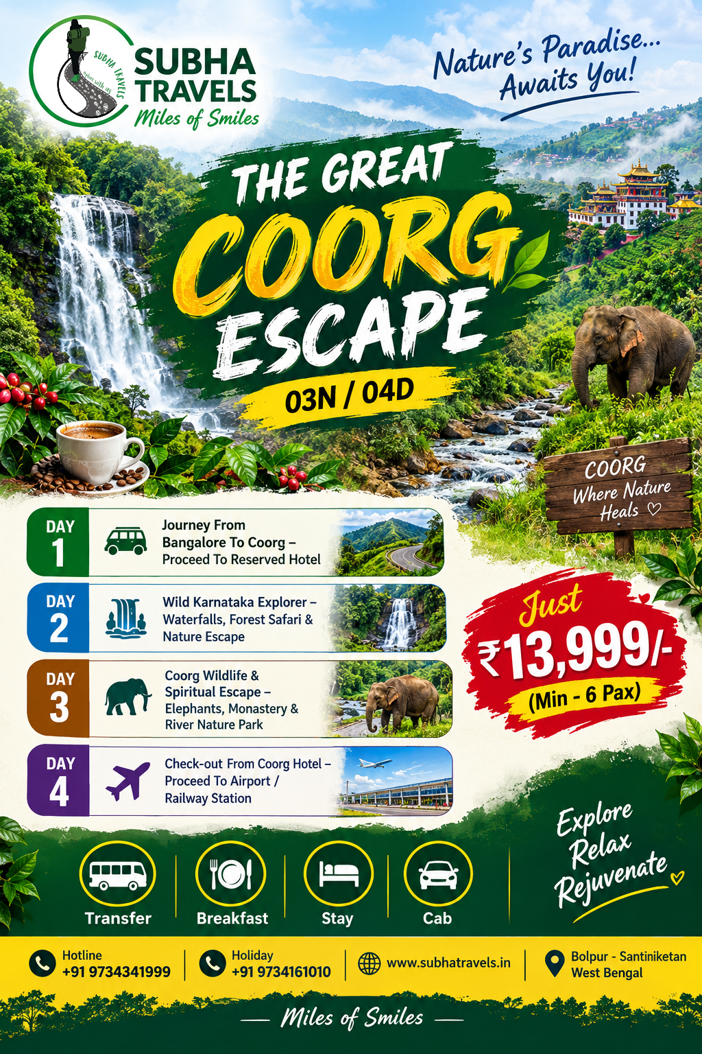 Subha Travels certification